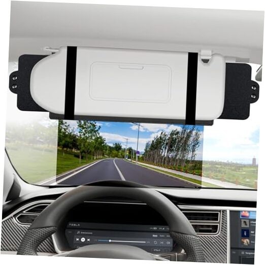Sun Visor Extender for Car with 2 Side Sunshade, Polarized UV400 2 Side Panel