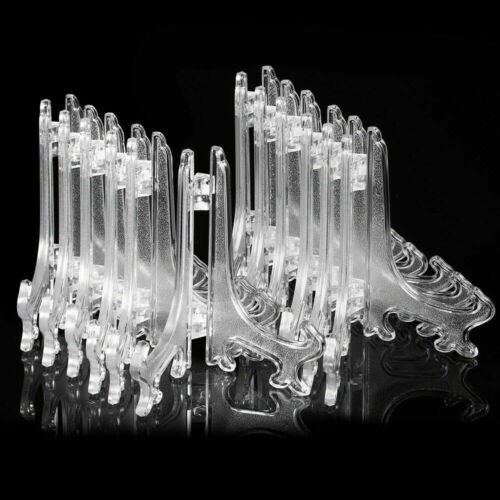 Folding Card Stands(10 Pack) Crystal Clear by Pro-Tec Accessories