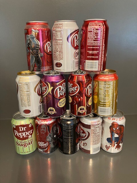 Dr Pepper Can Collector Starter Kit (12 pack)