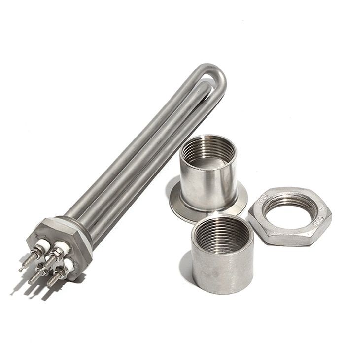 Solar Water Heater Thread DC 12-48V 200W-600W Stainless Steel Tubular Element