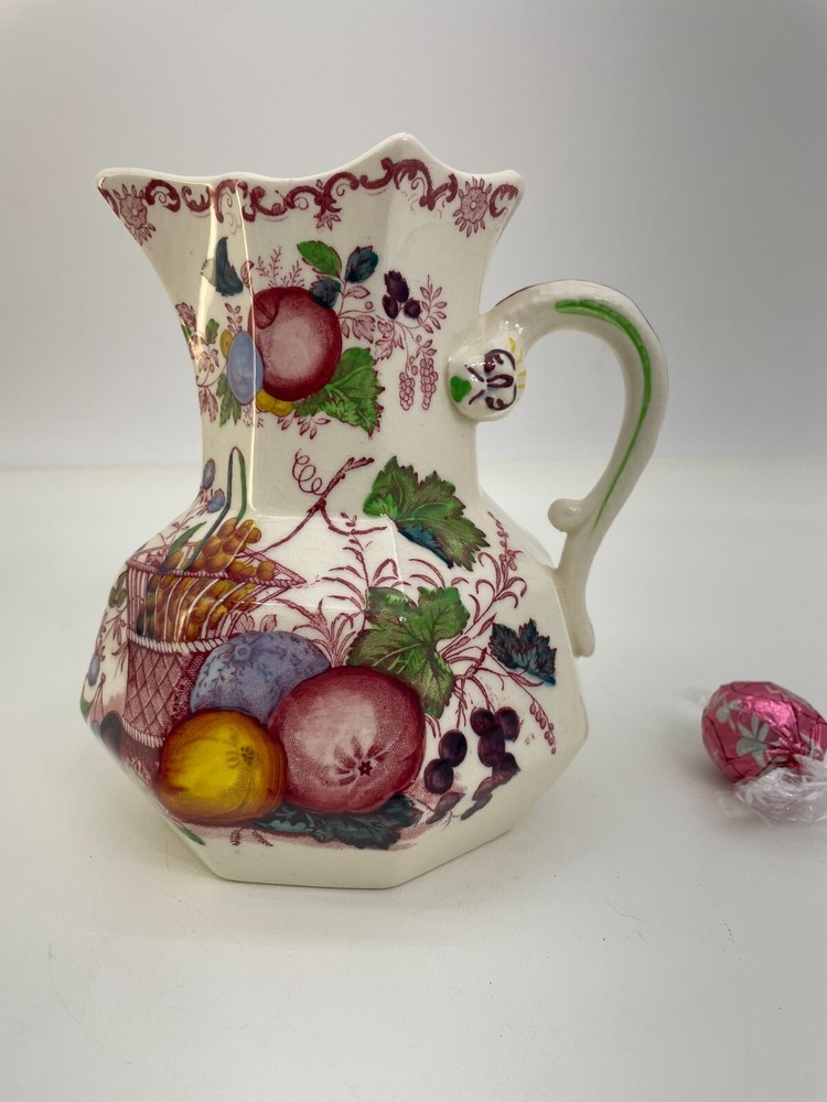 MASON'S FRUIT BASKET IRONSTONE CHINA PITCHER
