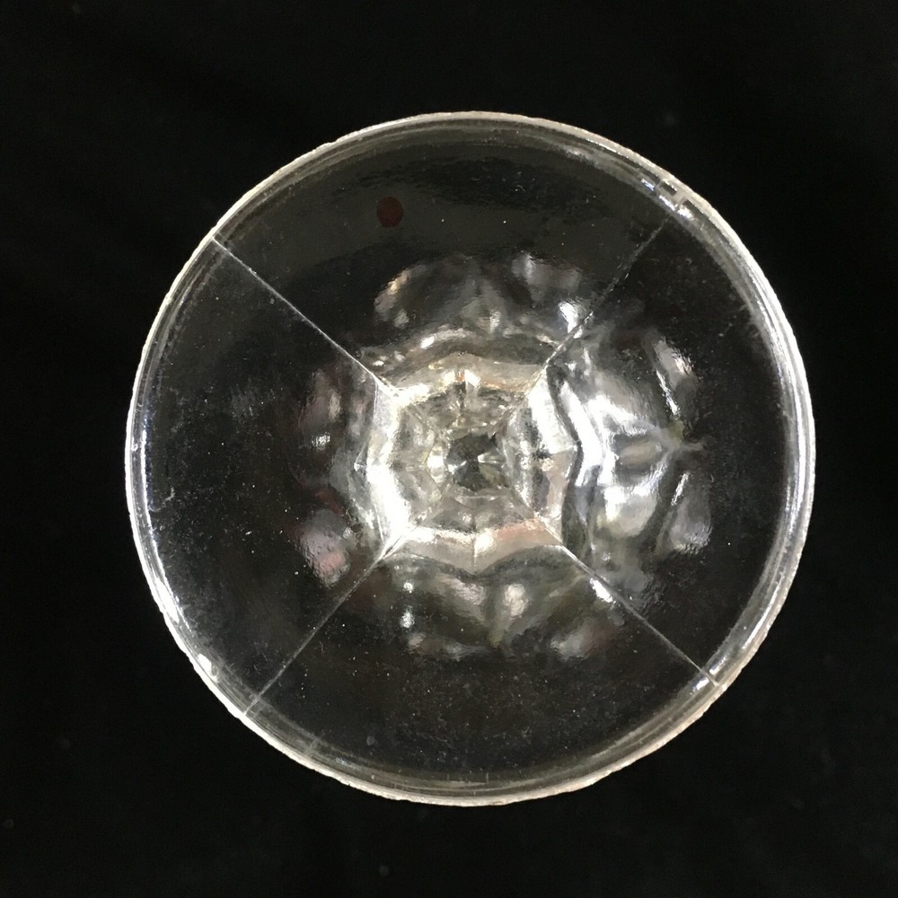 Rare Passover Kiddish cup Elijah’s cup Ruby Glass Bullseye Pattern c 1880 EAPG