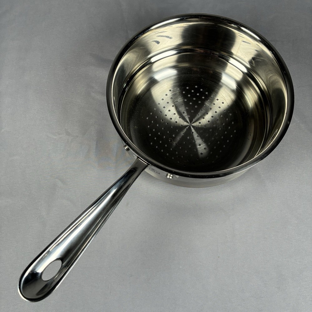 All-Clad 8” Stainless Steel Steamer Strainer Insert No Lid 3 Quart