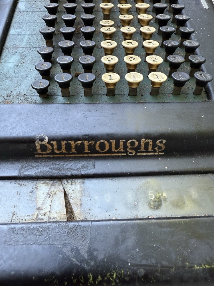 Vintage Burroughs Adding Machine