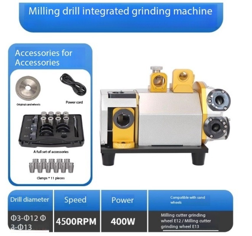 Universal Professional Drill Bit Sharpener Precision Grinding Machine Drill Bit
