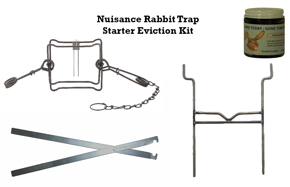 PcsOutdoors Nuisance Rabbit Starter Trap Eviction Kit