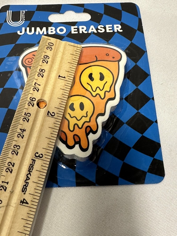 jumbo pencil eraser pizza
