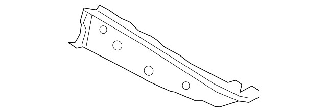 Genuine Driver Side Front Engine Compartment Front Rail Reinforcement 23363111