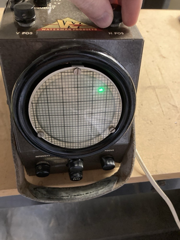 Waterman PocketScope S-11-A Oscilloscope (Untested) With Case