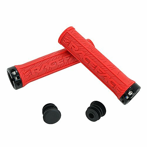 RaceFace Half Nelson Lock-on Grips , Red