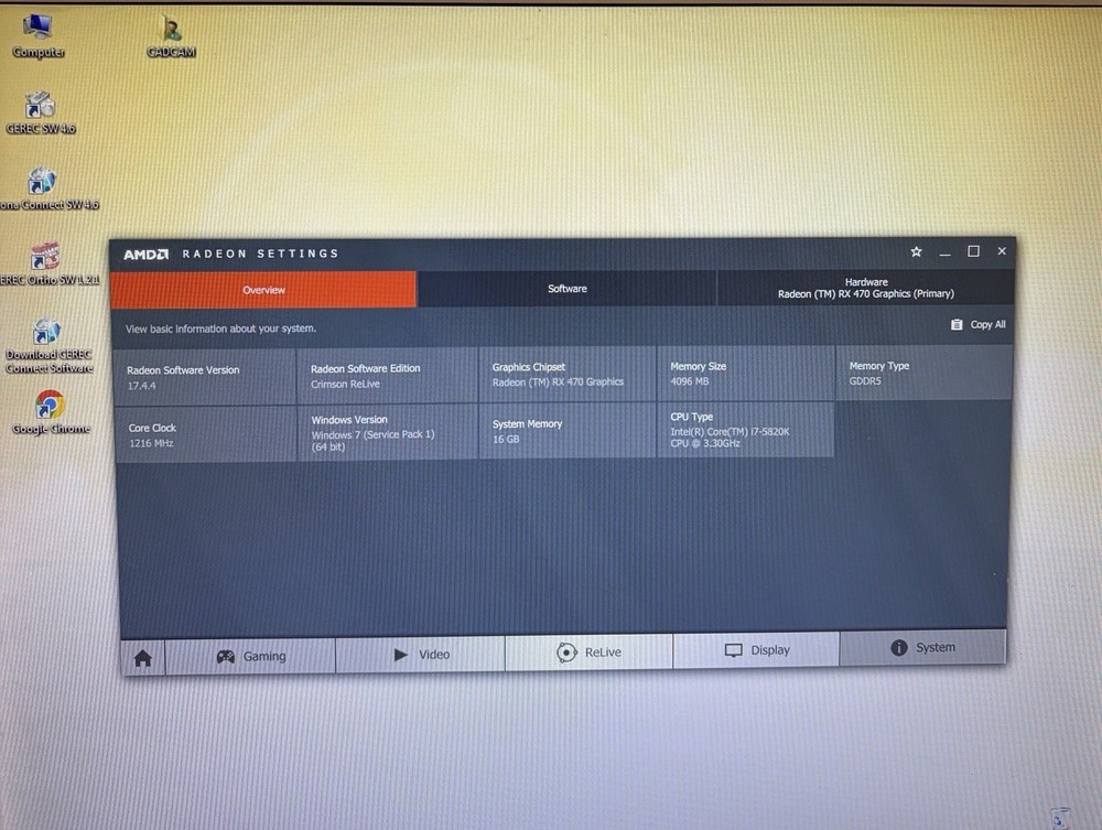 CEREC Omnicam PC Version 3.2.2 (2017-2018)