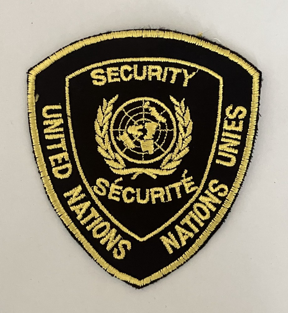 United Nations Security Department shoulder patch
