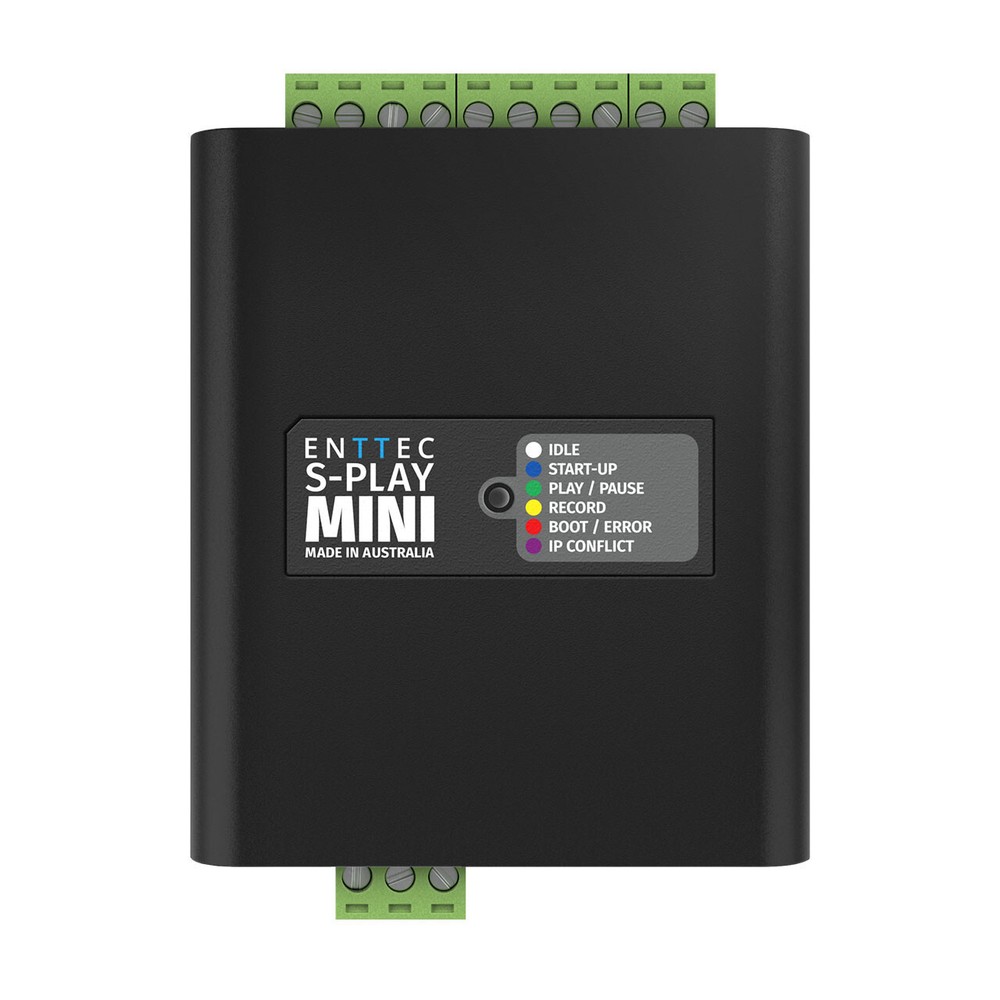 ENTTEC 70093 S-Play Mini Light Controller for recording and playback