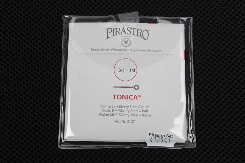 New Tonica Violin String Set E Ball End 3/4-1/2