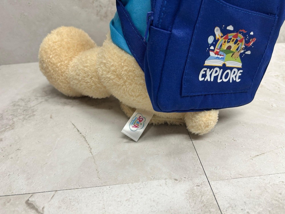 Spark Create Imagine Interactive Learning Plush Bear for Child 8 Books Tested