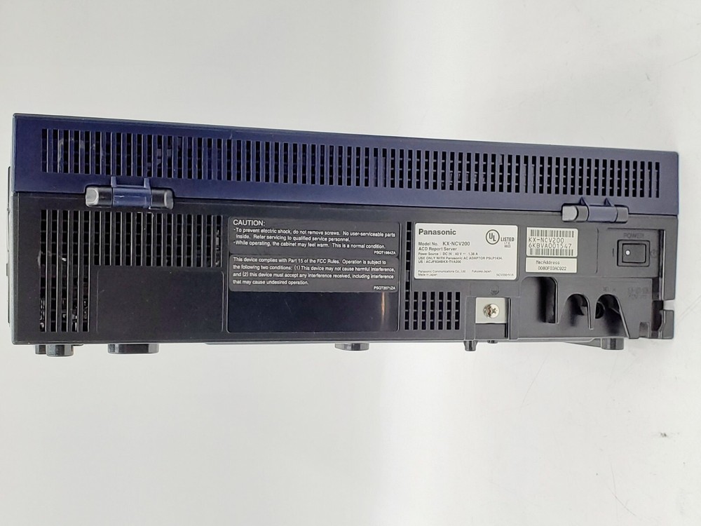 Panasonic ACD Report Server & Voice Mail System KX-NCV200