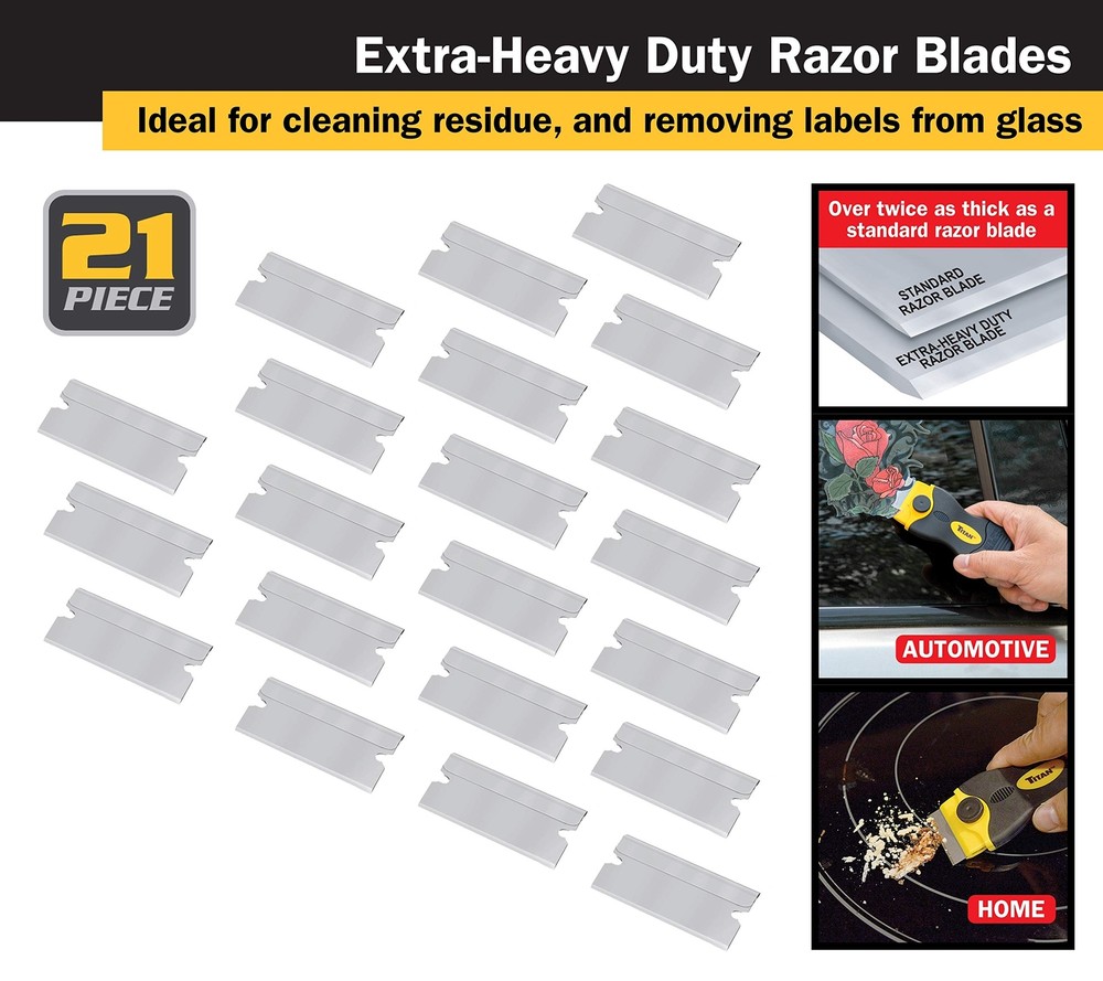 Titan 59400 4-Piece Scraper Set with 42 Replacement Blades
