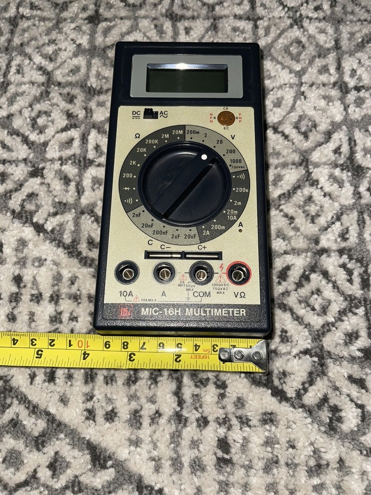 Comprobador MIC-16H Multimeter Tested Works! Handheld
