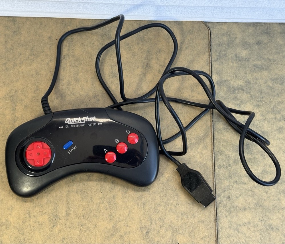 SEGA Genesis Quick Shot Controller – Vintage Untested OEM