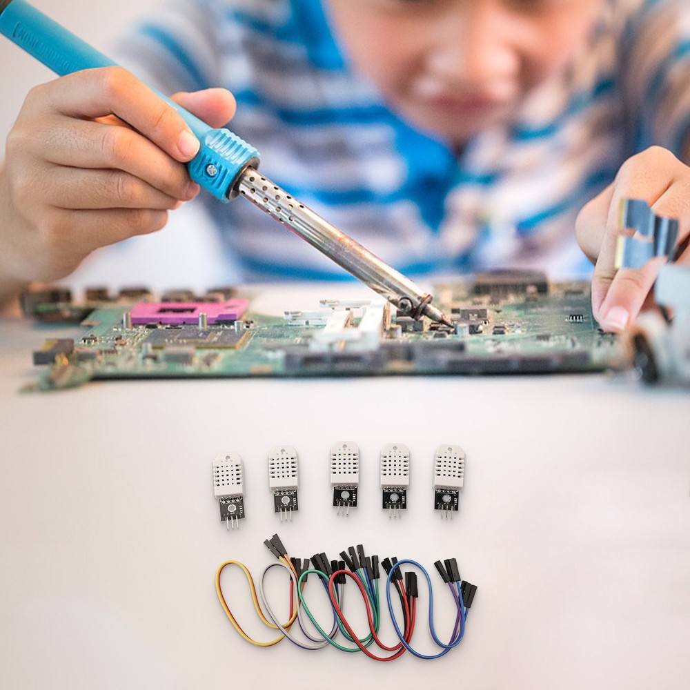 5 Piece Sensor Module for Temperature and Humidity Measurement Applications