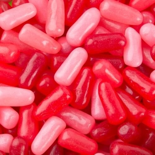 Red Rageous Mix Mike and Ike Candy 2 LBs Bulk Vending Candies