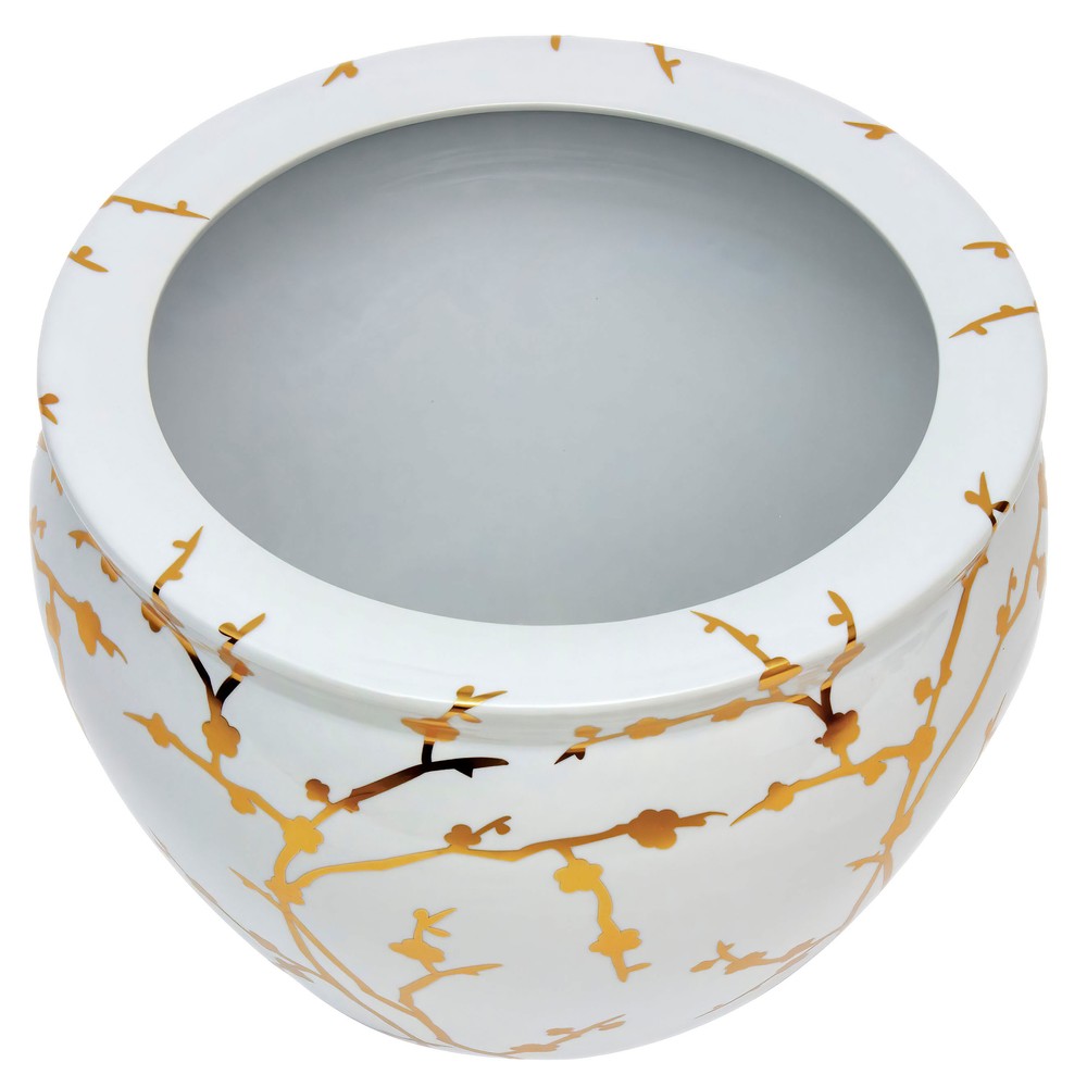 12" Gold Branches Fishbowl