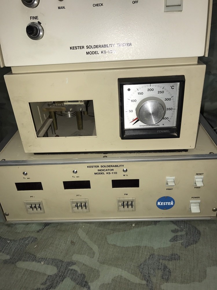 Kester Soderability Tester Ks-100, Indicator Ks-110 & Ks-120
