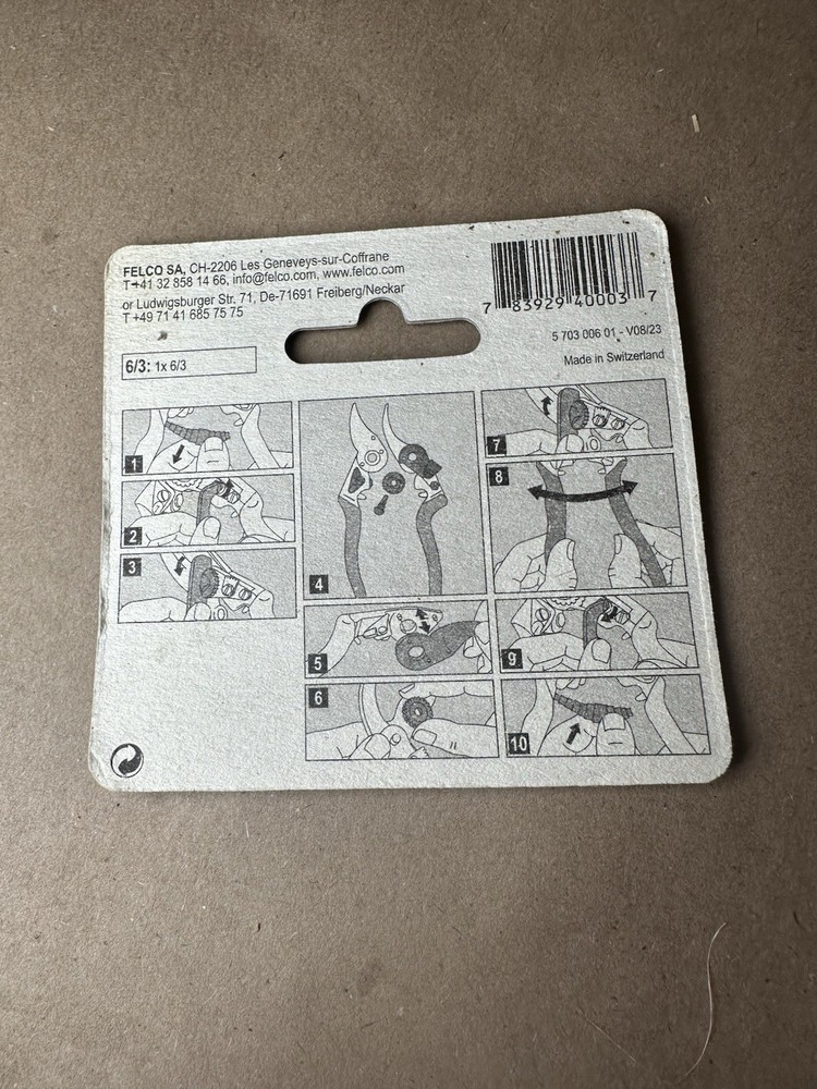 Felco Part # 6/3 Replacement Blade