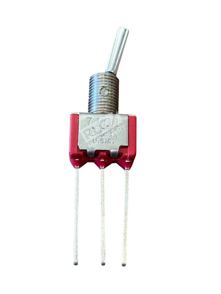 C&K 7101 Mini Toggle Switch Panel-Mount 250V 2A / 120V 5A