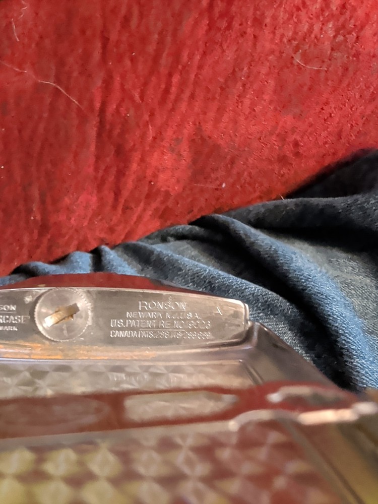 Vintage Ronson Mastercase Cigarette Case Lighter