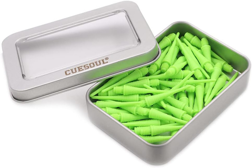 CUESOUL 100 Pieces Soft Tip Points for Soft Tip Darts