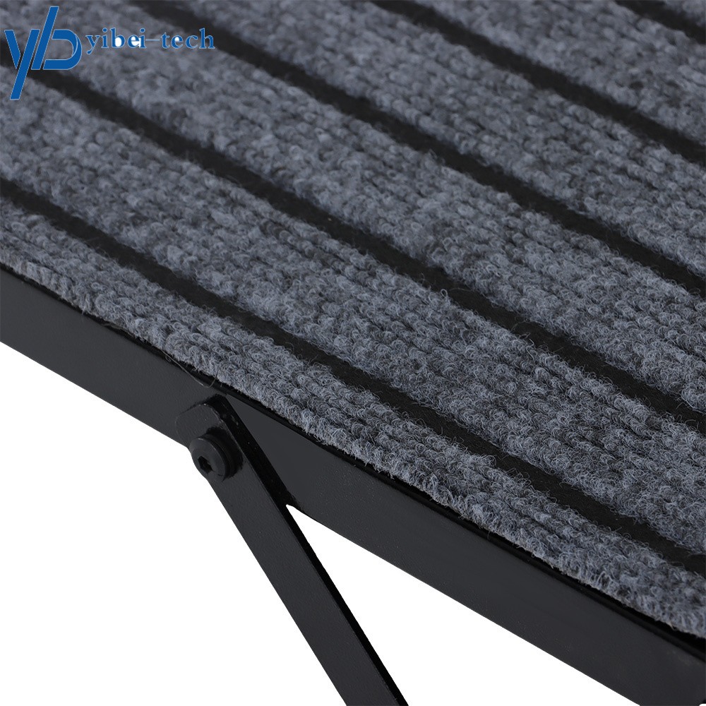 660 lbs Load Capacity 2 Step RV Steps with 2 Handrails w/Step Mat For Trailers