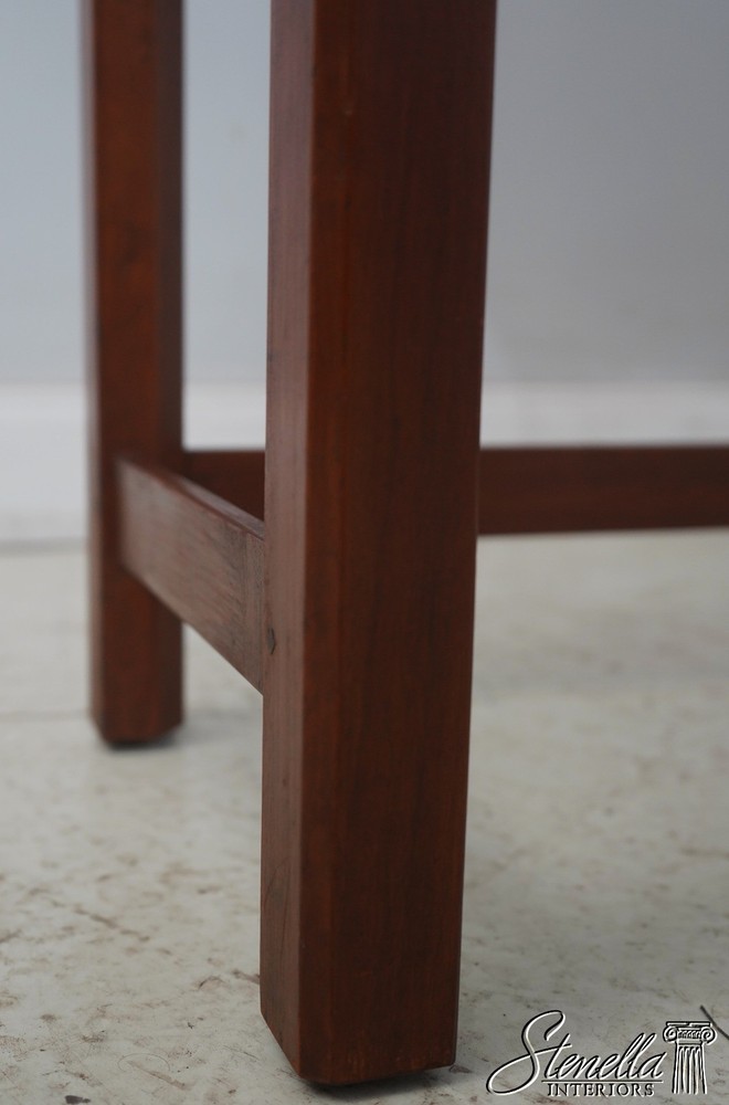 LF70575: Bench Made Cherry Chippendale 2 Drawer Sofa Table