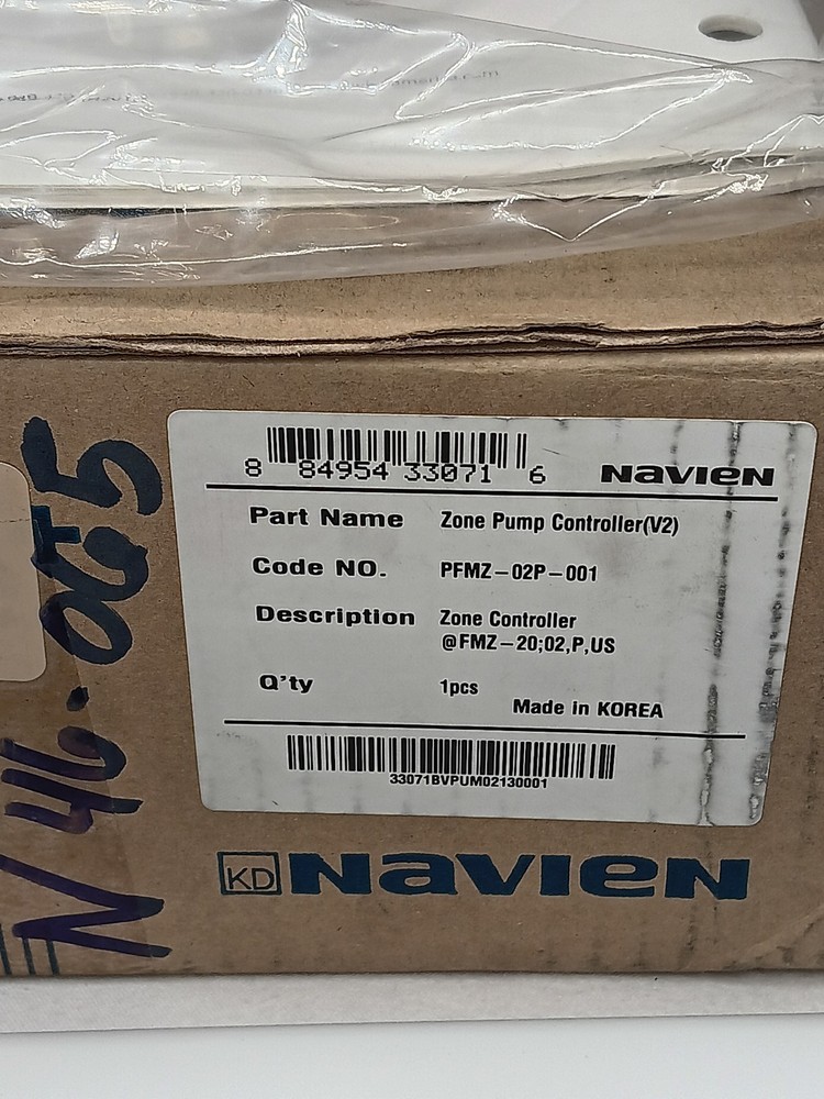 Navien PFMZ-02P-001 Zone Pump ControllerV2 for NCB/NFB/NHB with manual