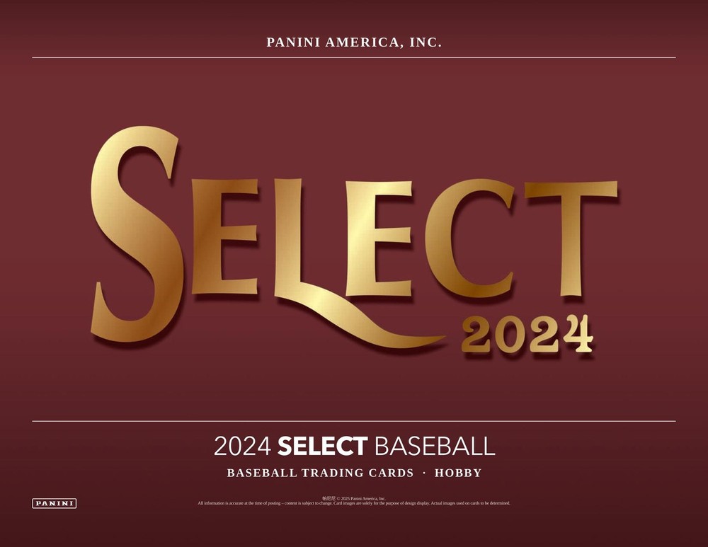 2024 PANINI SELECT BASEBALL HOBBY BOX