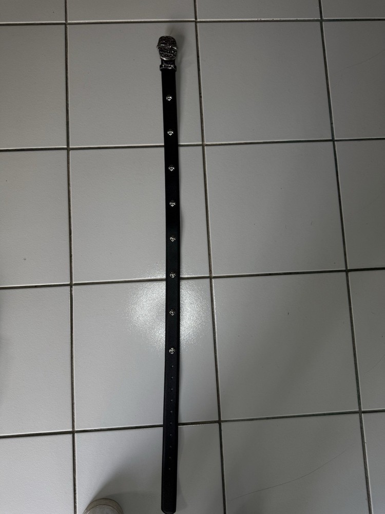 Leather Chrome Belt