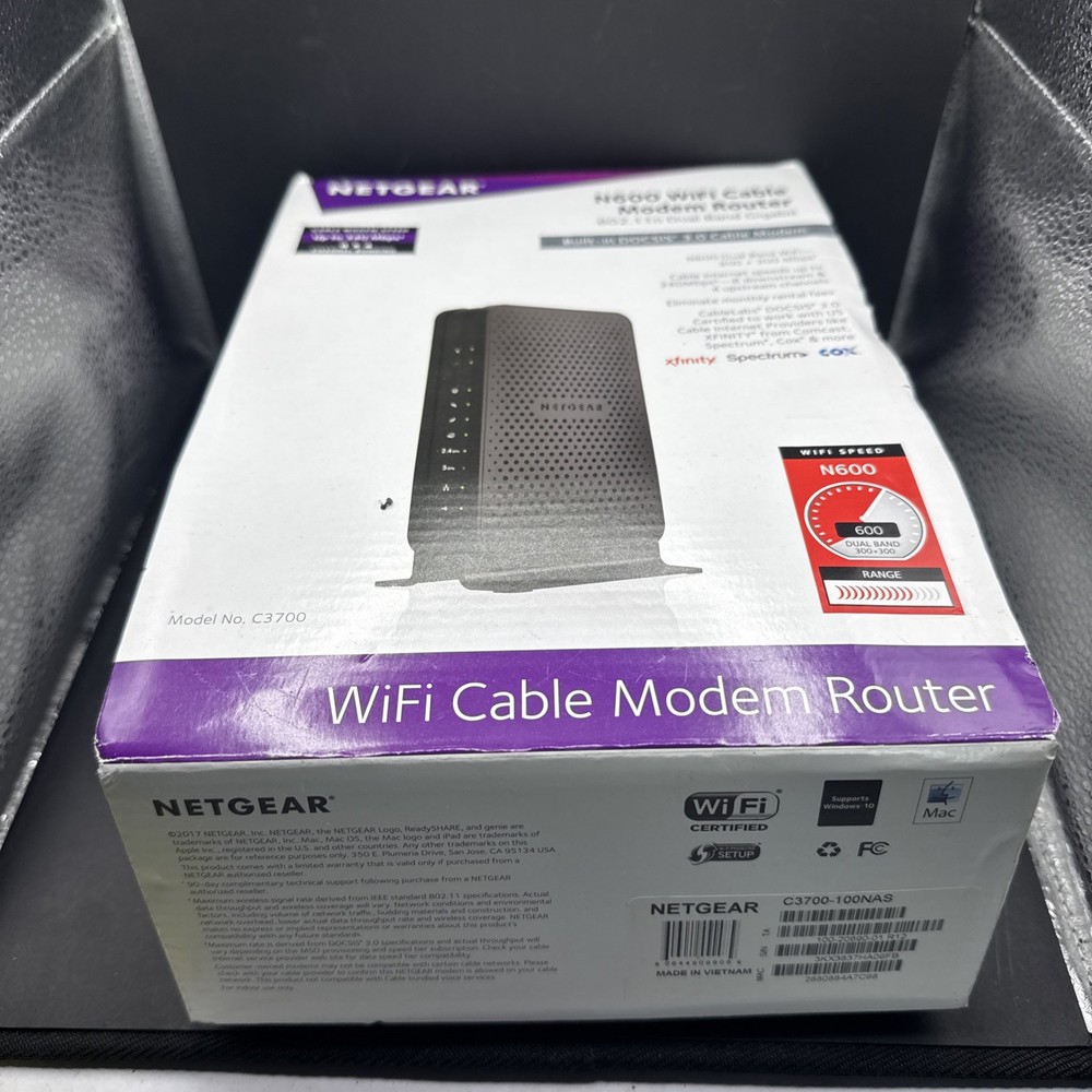 Netgear C3700 WiFi Cable Modem Router