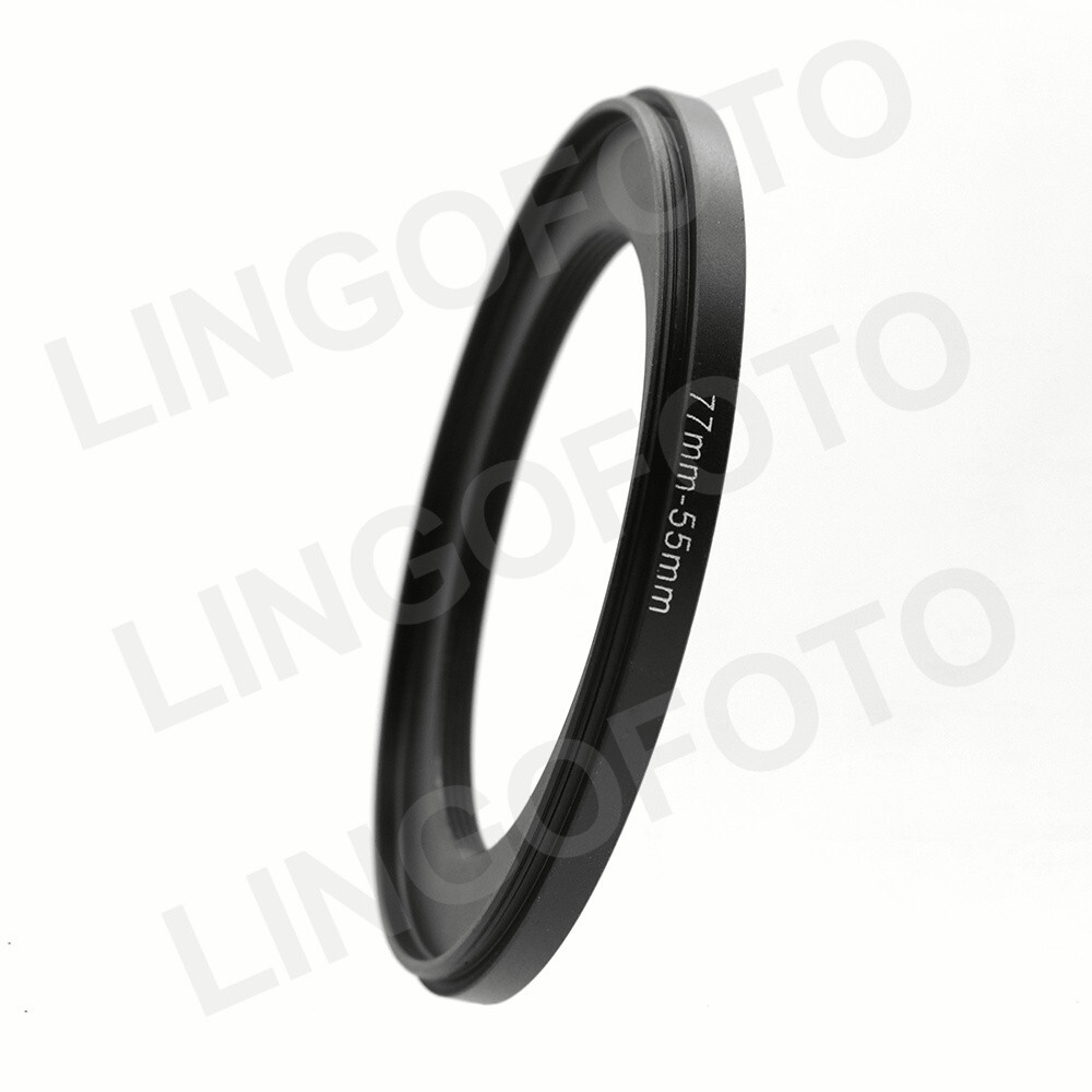 77mm to 55mm Stepping Step Down Ring Camera Lens Filter Adapter Ring 77-55mm