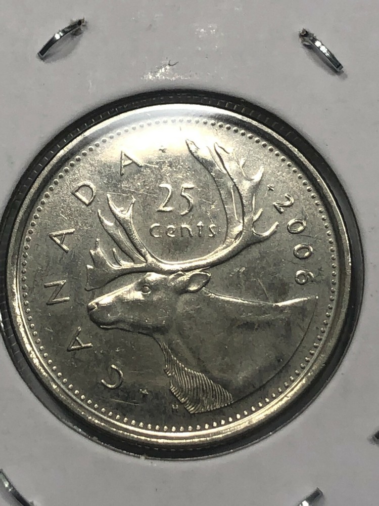 2006 Canada Uncirculated 25 Cent Foreign Coin #581