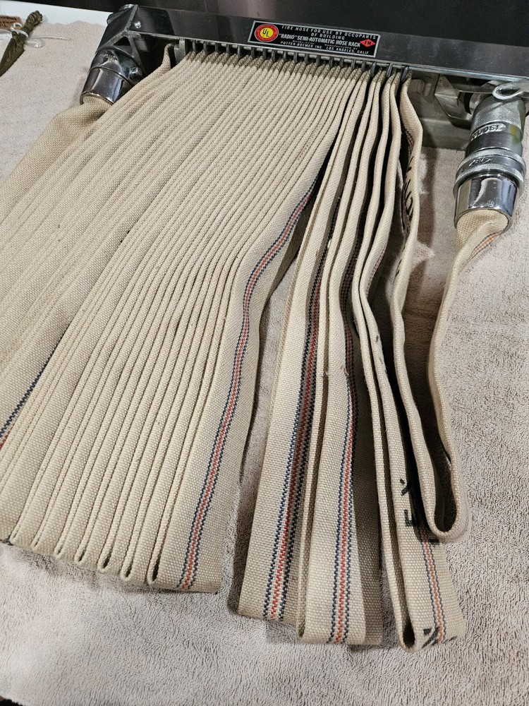CU-60 Firehose rack, Vintage Display Rack