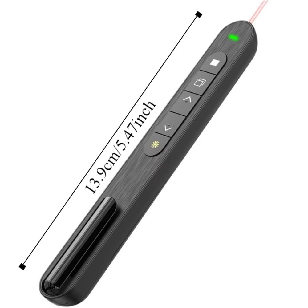 Wireless Presenter Remote Pointer – Compatible with Windows/Mac/Linux/Android