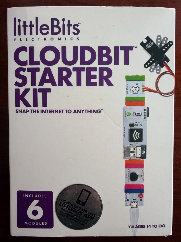 NEW littleBits CLOUDBIT STARTER KIT Electronic Building Blocks AGES 14+