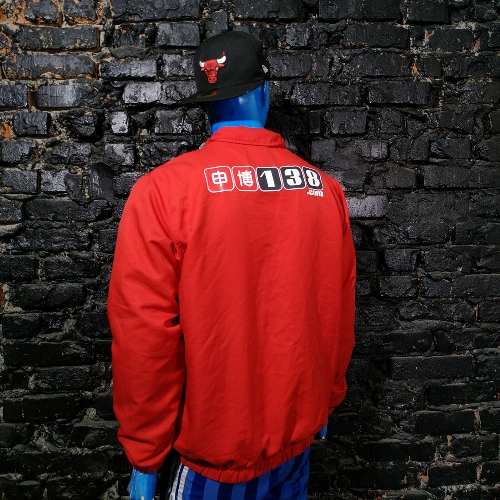 Watford Training Jacket With Zipped Red Puma Polyester Mens Size L
