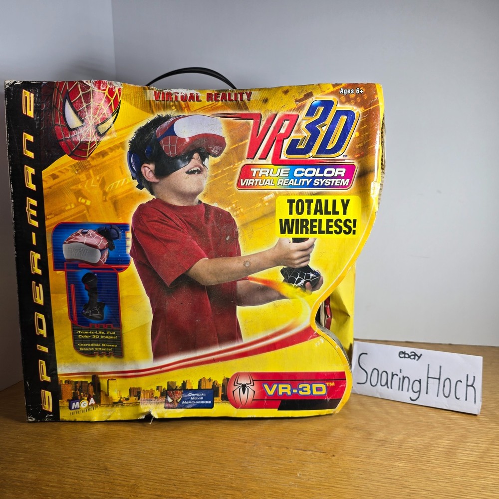Spider-Man 2 - VR-3D Headset Spider Man Marvel 2004 (Read)