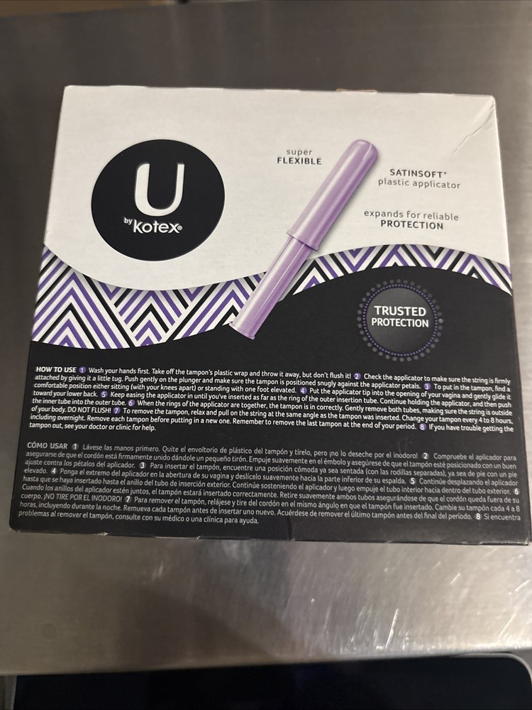 U by Kotex Super Absorbency Security Tampons 18 Pack Unscented