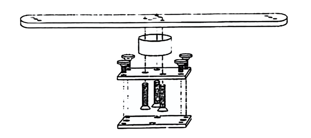 Triple Deck Mount w/ Multi-Lok Rod Holders