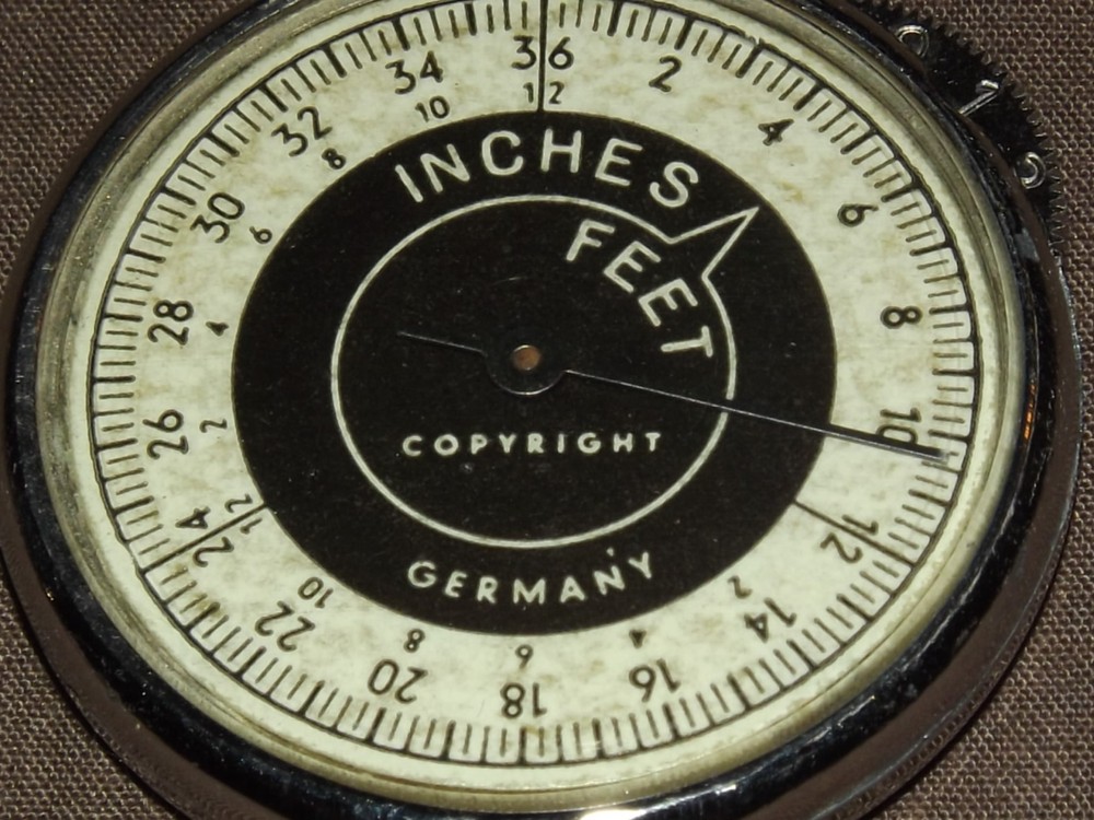 VINTAGE MADE IN GERMANY MAP MEASURE TOOL INSTRUMENT