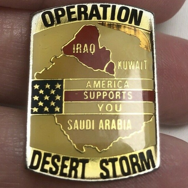 Operation Desert Storm ~ Lapel Hat Pin