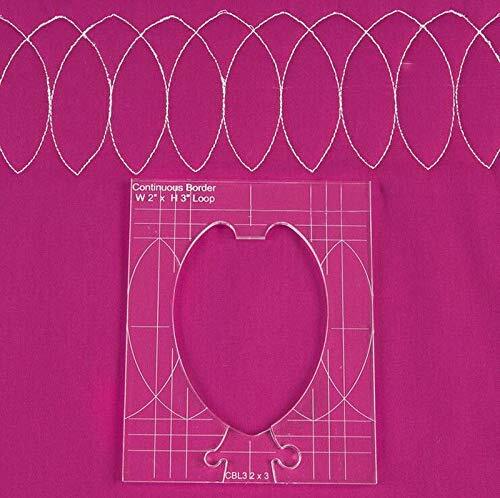 ruler border sampler template set for sewing machine 1 set =4pcs #RL-04W US ship