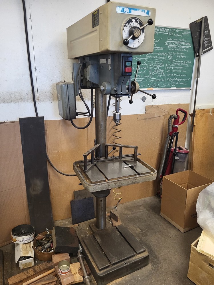 17" Delta Rockwell Floor Type Drill Press, Vari-Speed, Model 17-600
